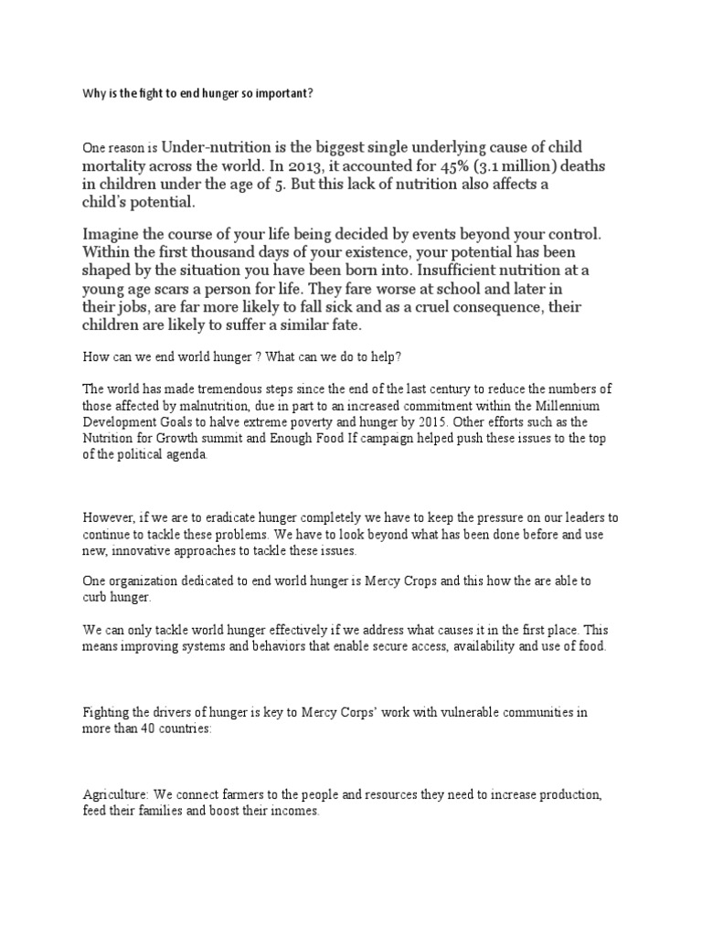 how-can-we-end-world-hunger-pdf-malnutrition-hunger