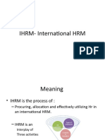 IHRM - International HRM