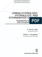 Urban Hydrology, Hydraulics and Stormwater Quality - Engineering Applications and Computer Modeling