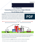 First Responder Tactical Beyond Visual Line of Sight (TBVLOS) 91.113 Waiver Guide