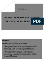 Kesan Penerokaan Sumber Terhadap Alam Sekitar