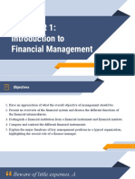 Chapter 1 - Introduction To Financial Management