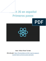 React JS en Español Primeros Pasos