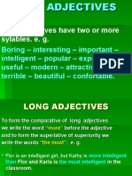 More on Long Adjectives