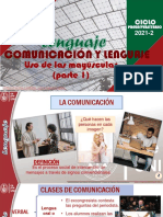 Comunicacion Lenguaje, Uso de Mayusculas I