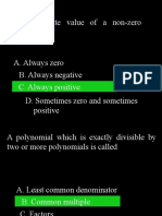 Polynomials Pdf Quadratic Equation Polynomial
