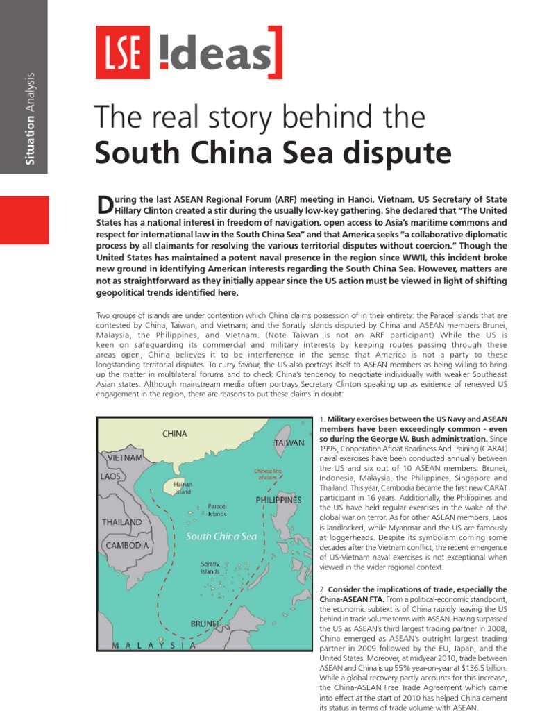 The Real Story Behind The South China Sea Dispute | PDF