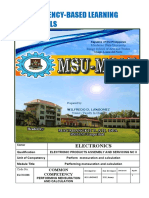 ELC311201 - Perform Mensuration and Calculation