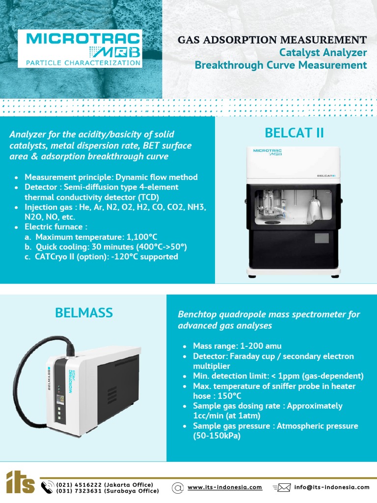 BELCAT II Catalyst Analyzer Overview | PDF | Science & Mathematics