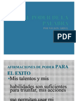 PDF El Poder de La Palabra PDF DD