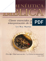 Hermeneutica Biblica - Lee Roy Martin