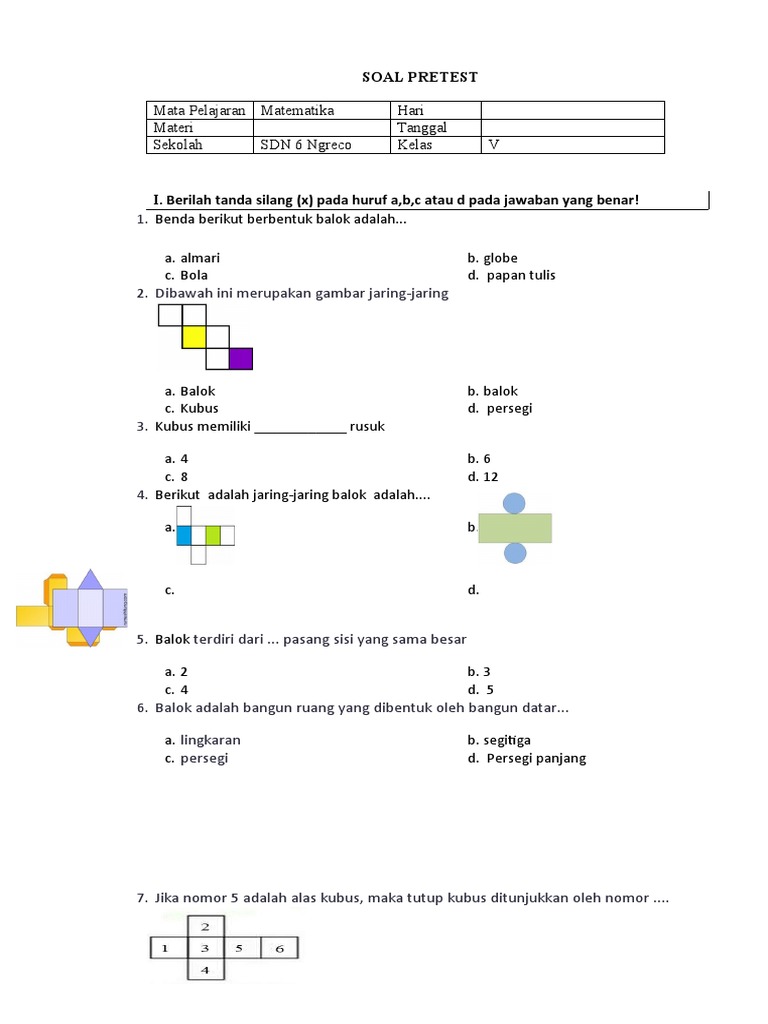 Soal Pretest | PDF