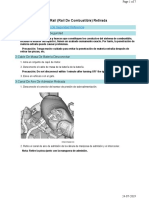 Retirada del conjunto de common rail (raíl de combustible) de la serie TF 2015 4JK1 AY6