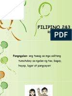 Filipino 2&3 Picture Review