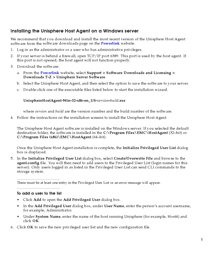 Install Unisphere Host Agent on Windows | PDF | Command Line Interface ...