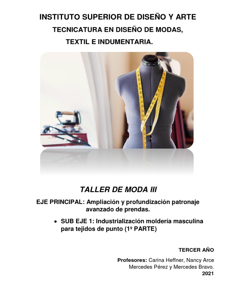 Taller de Moda 3. Apunte 1 | PDF | Ropa | Artes (general)