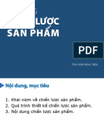 2. Chiến lược sản phẩm