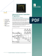 Advanced Process Controller/ Programmer: Specification Sheet