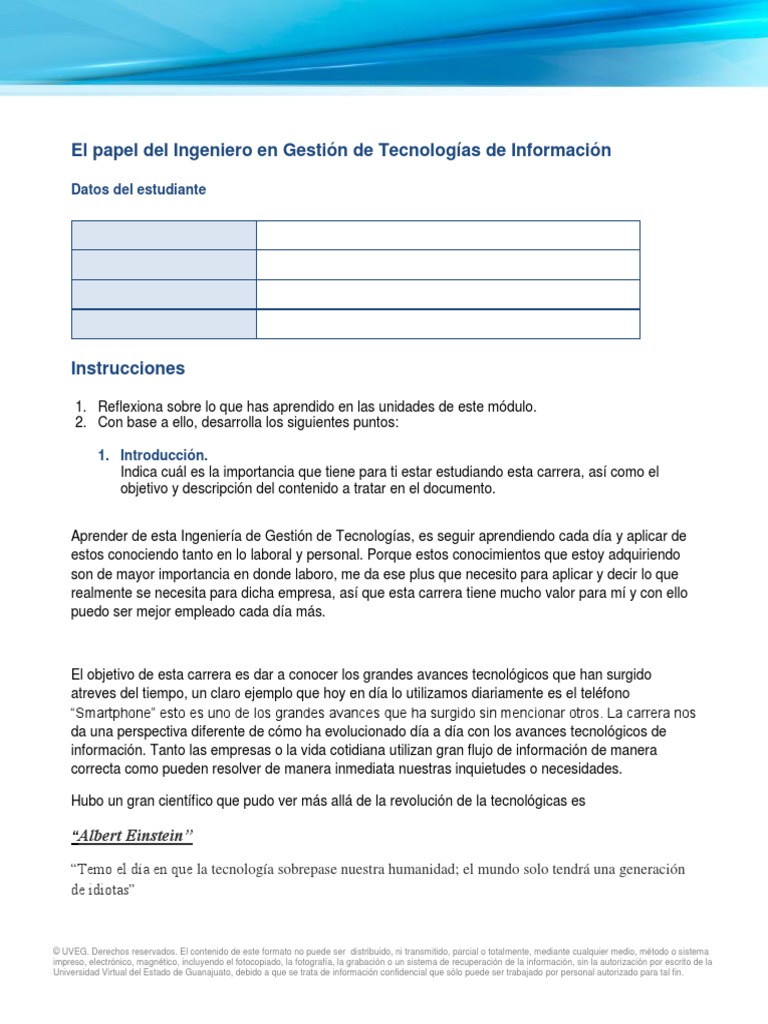 Tarea Integradora | PDF | Tecnología de información y comunicaciones ...