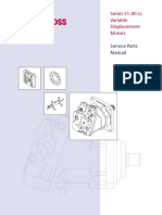 Service Parts Manual: Series 51: 80 CC Variable Displacement Motors