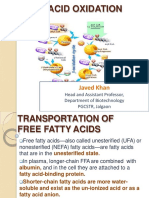 Fatty Acid Oxidation