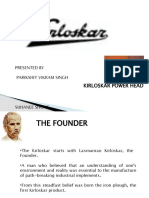 Kirloskar Power Head: A Legacy of Innovation