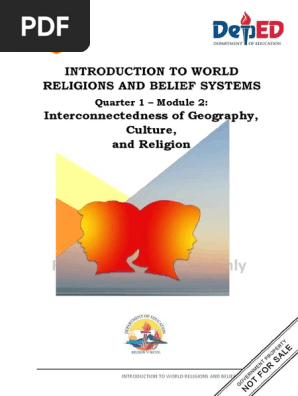 HUMSS-IWRBS-Module-2-Interconnectedness-Of-Geography-Culture-And-Religion