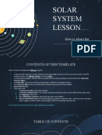 Solar System Lesson: Here Is Where The Lesson Begins