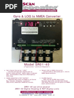 Gyro & LOG To NMEA Converter: Model SR01-40