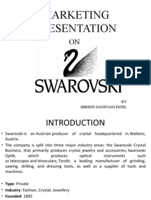 Swarovski | PDF | Brand | Marketing