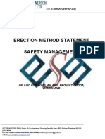 Erection Method Statement Safety Management: 09AAFCE4740F1ZQ