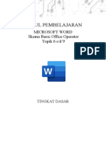 Modul TIK Dasar Microsoft Office Word Part 2 - ProDigi