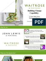 Building Change Capability:: A Case Study From Waitrose & Partners