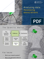 Analyzing Data: Assessing Associations