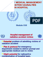 Emergency Medical Management of Radiation Causalties in Hospital