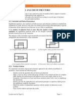 Analysis of Structures: Aastu (Civil Engg Department) Engineering Mechanics I (Statics) For Pre-Engineering