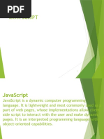 Unit 4 JAVA SCRIPT