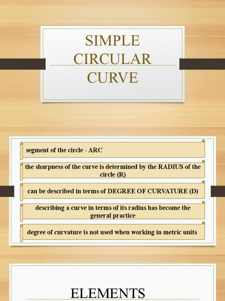 Simple Circular Curve | PDF