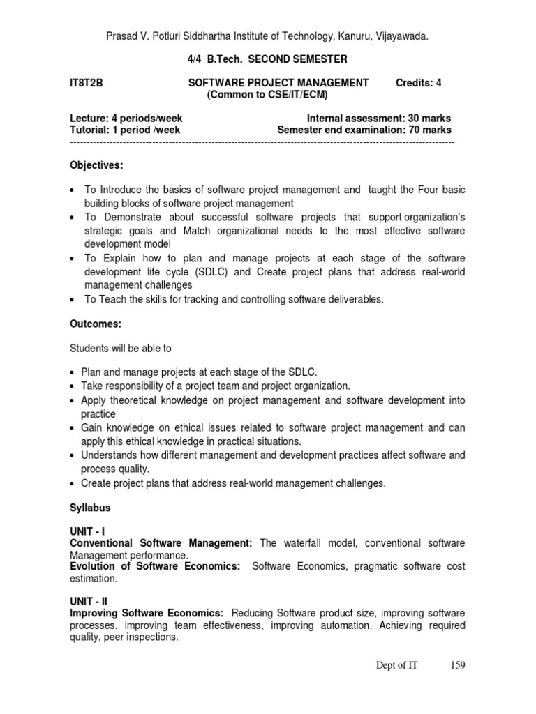 Software Economics in Project Management | PDF | Project Management ...