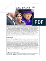 Royal Pains: Reading Comprehension Royal Family Intermediate Level