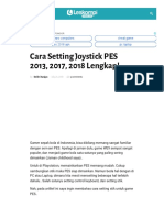 Cara Setting Joystick PES 2013, 2017, 2018 Lengkap!