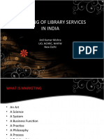 Marketing of Library Services in India - Anil Mishra