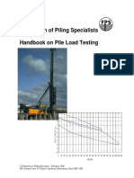 Handbook on Pile Load Testing