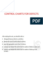 Control Charts for Defects per Unit