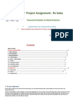 Project Assignment: RX Sales: Financial Analytics in Retail Industry