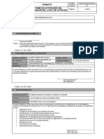 Fecha: 14 / 04 / 2021: Formato Informe de Actividades Del Coordinador Del Local de Votacion