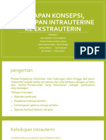 Tahapan Konsepsi Kehidupan Intrauterine Ke Ektrauterin