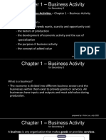 Chapter 1 - Business Activity