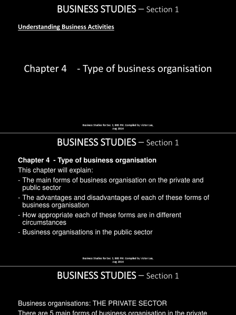 Business Organization Types Explained | PDF | Franchising | Limited Company