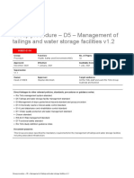 Group Procedure - D5 - Management of Tailings and Water Storage Facilities v1.2